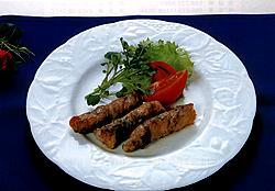 こうや豆腐の豚みそ巻き