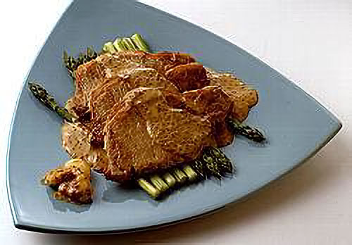 豚肉のマスタード焼き