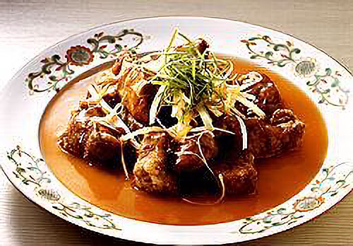 豚ヒレの甘酢あんかけ