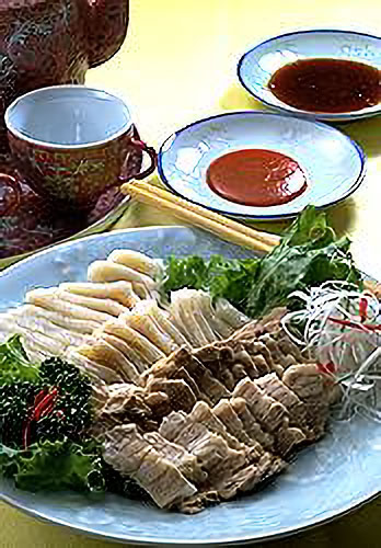 三枚肉と耳の冷製