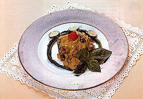 びっくりステーキ　りすとらんて風