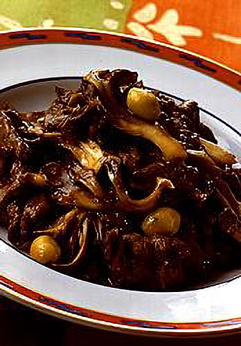 牛肉とまいたけの炒め物