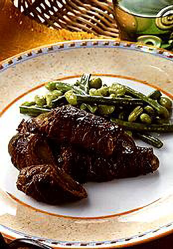 牛肉のピクルス巻き