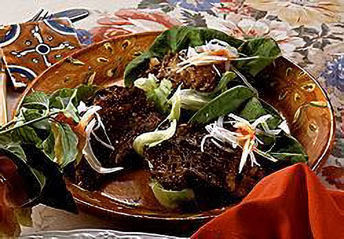 牛肉のこしょう焼き野菜包み