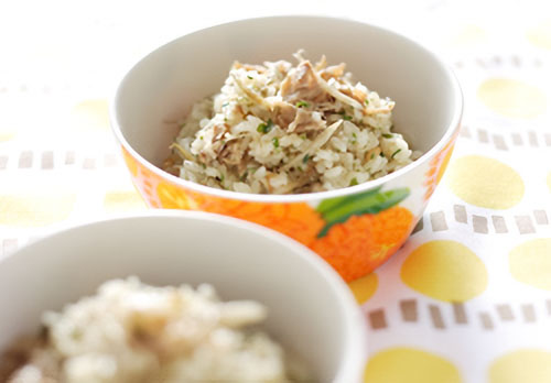 豚肉とごぼうのピラフ