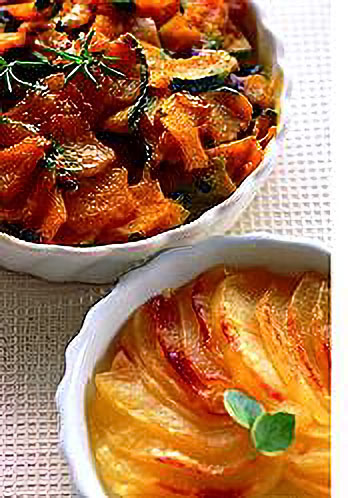 かぼちゃとりんごのバターカップル