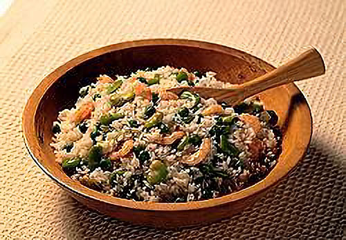 春のバターピラフ