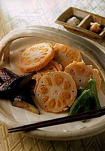 れんこんチーズ詰め揚げ