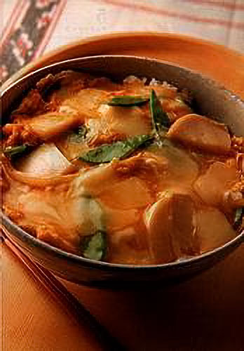 チーズ入り木の葉丼