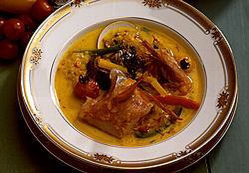 具だくさんブイヤベース風スープ