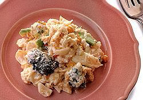 蟹肉と卵白のヨーグルト炒め