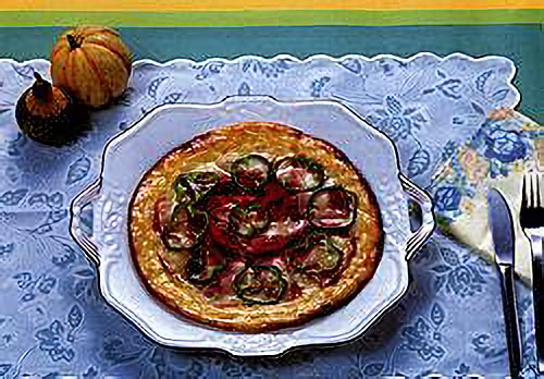 野菜畑のミルクピザ