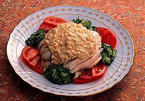 ちょっと洋風棒々鶏