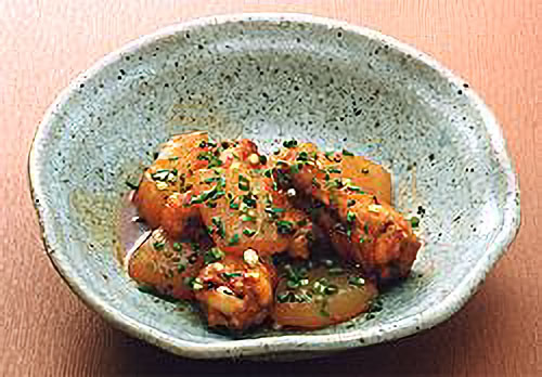 手羽元と冬瓜のピリカラ煮